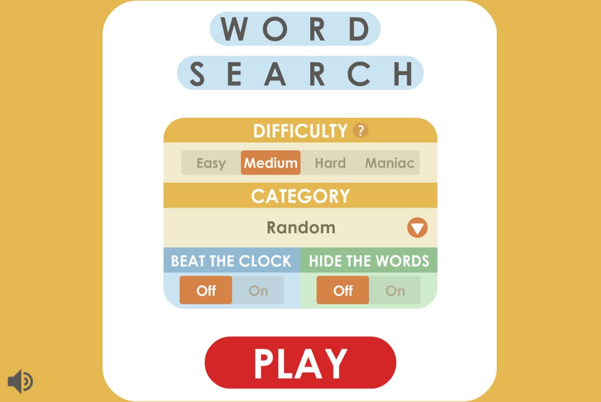 word search visual moxie